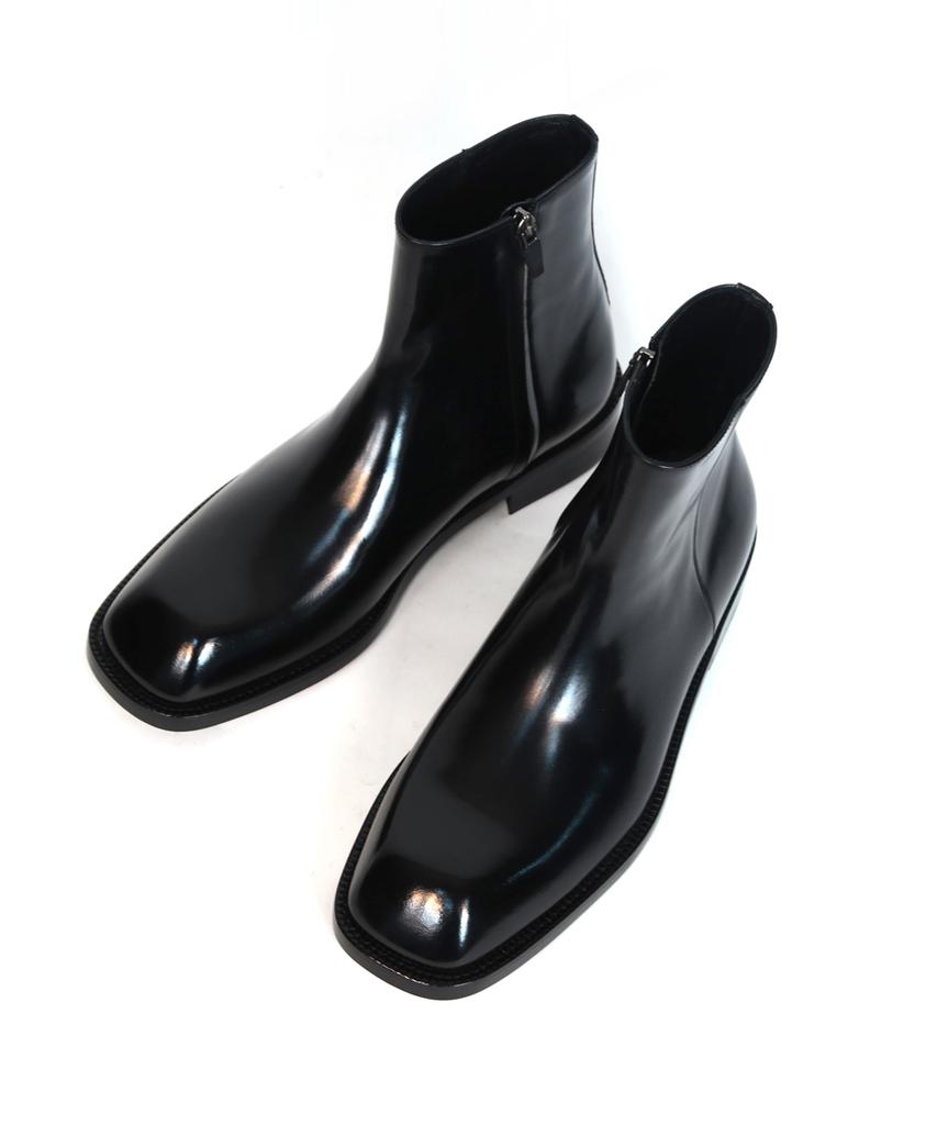 Flap'F Corner Square Chelsea Boots Bk