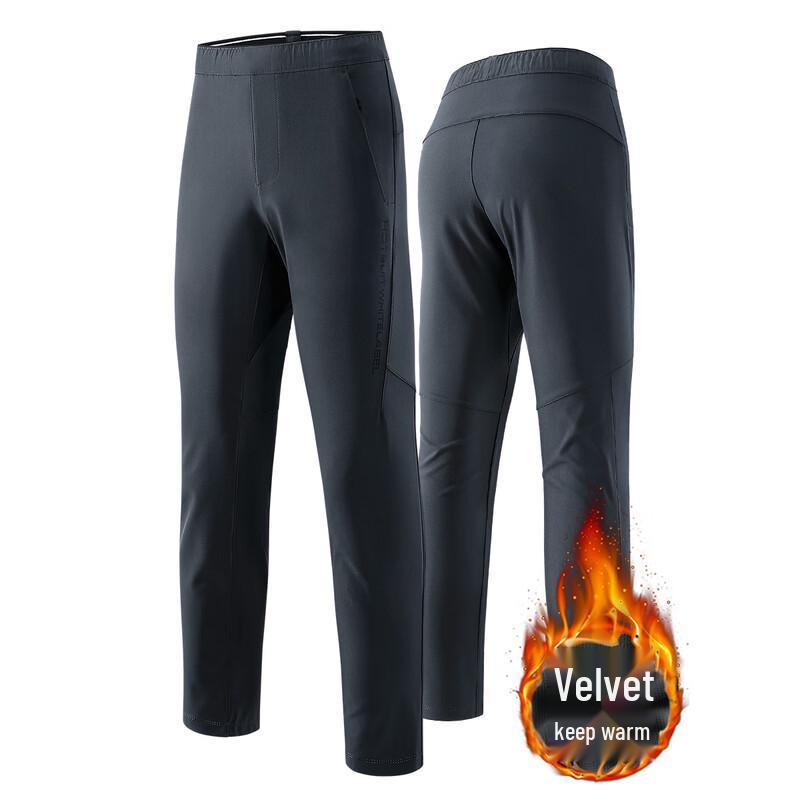 HOTSUIT Men's Windproof Water-Repellent Thermal Outdoor Softshell Pants