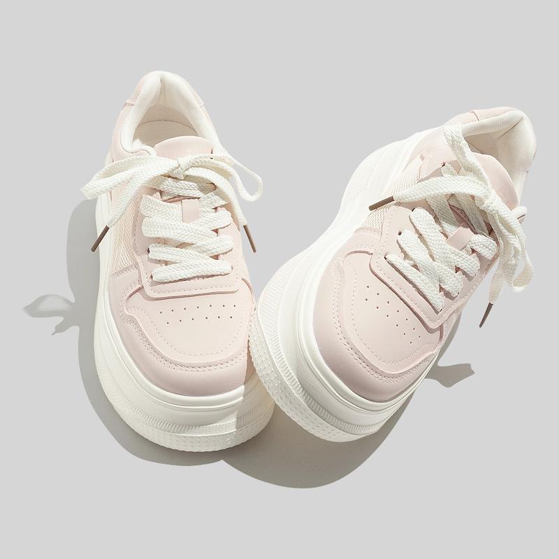 Belle heightening little white shoes 2026 thick-soled muffin board shoes mesh casual shoes LZ6099