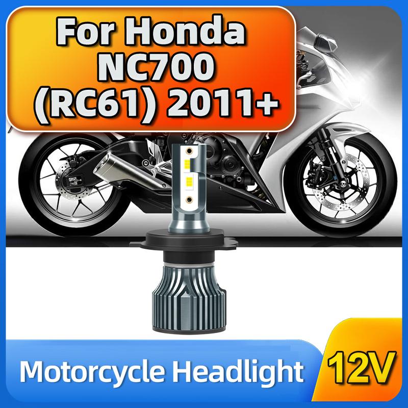 LED CSP Motorcycle Headlight Bulb Moto H4 9003 HB2 Hi/Lo Lamp 55W For Honda NC700 (RC61) 2011 2012 2013 2014 2015 2016 2017-2023