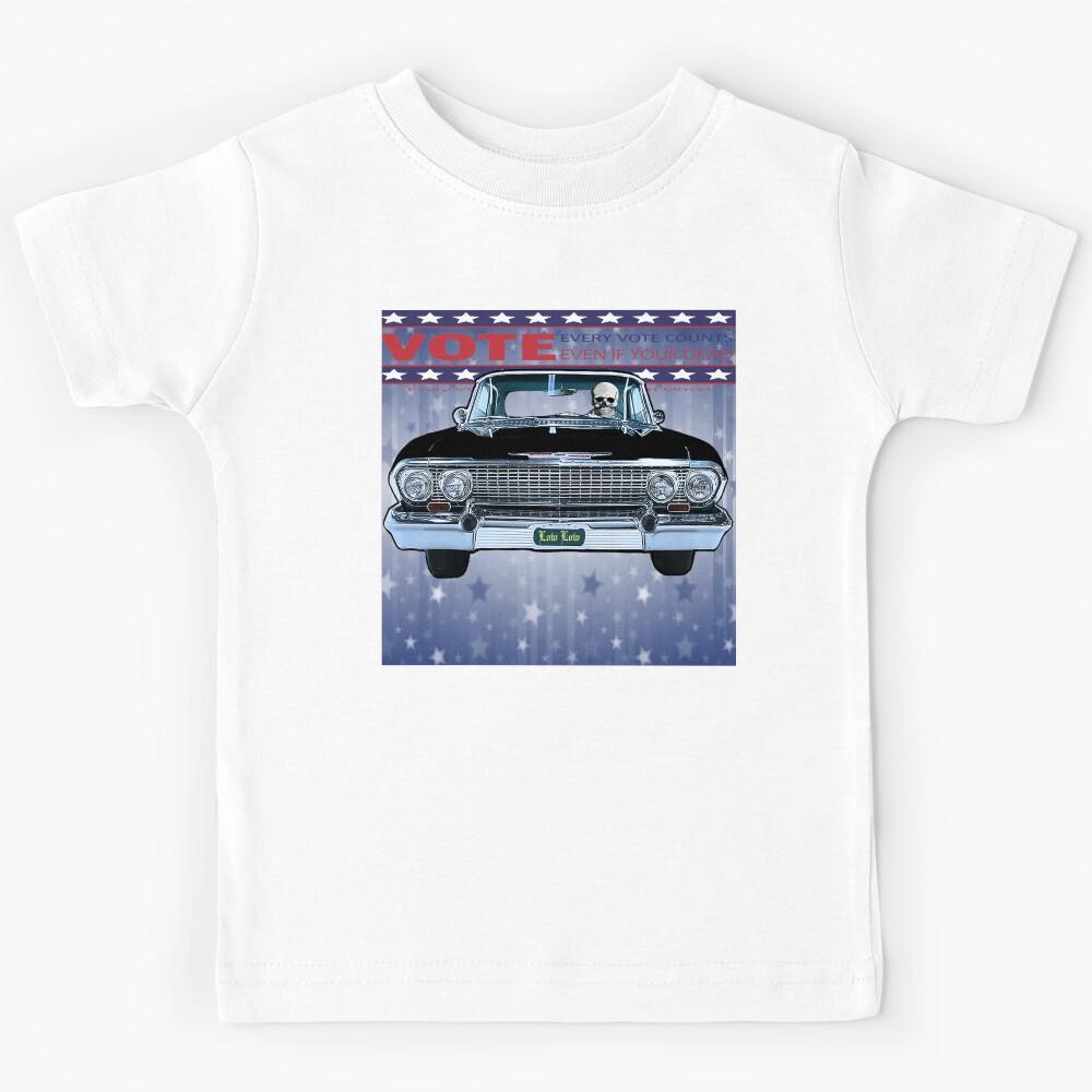 Skeleton Lowrider Voter Kids T-Shirt 110