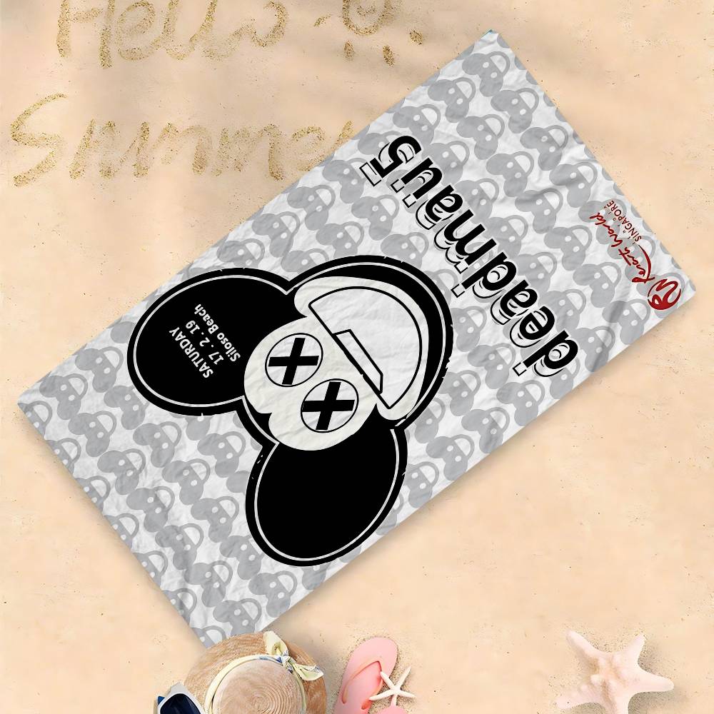 D-Deadmau5 DJ Big Microfiber Beach Towels Quick Dry Towel Sand Beach Towels Pool Towel For Travel Swim Pool Yoga