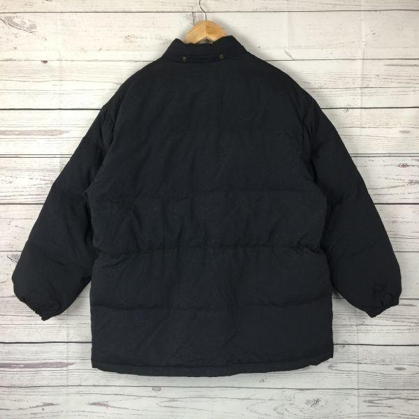 90s Vintage SANYO Down Jacket Women's M Black Full Zip Snap Front(USED)