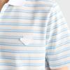 PRADA Short Sleeved Striped Polo Shirt UJN765-17KS-F0W3B-S-WMO