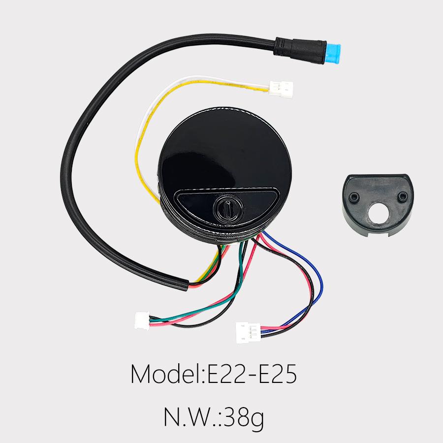 E25-E22 Electric Scooter Dashboard: Bluetooth-Compatible Instrument Panel with App Connectivity
