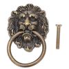10pcs Metal Material Lion Head Pulls Antique Bronze Finish Drawer Pull Handles  For Cabinets