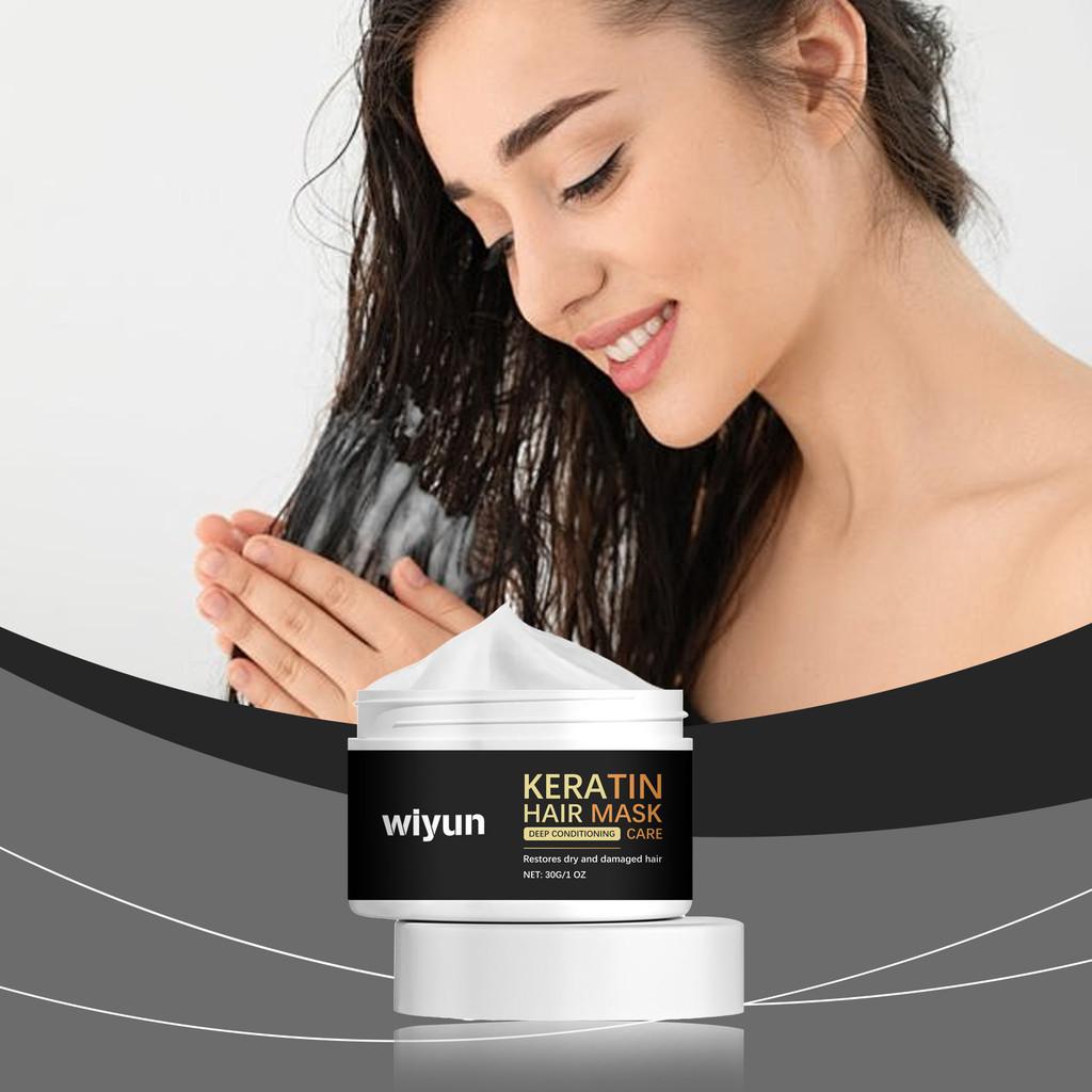 Wiyun Nourishing Hair Mask Gentle Moisturizing Treatment For Split Ends And Shine
