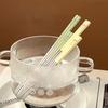  Portable Cute 316 Stainless Steel Non Slip Chinese Chopsticks With Box Reusable Sushi Stick Dishwasher Safe Tableware