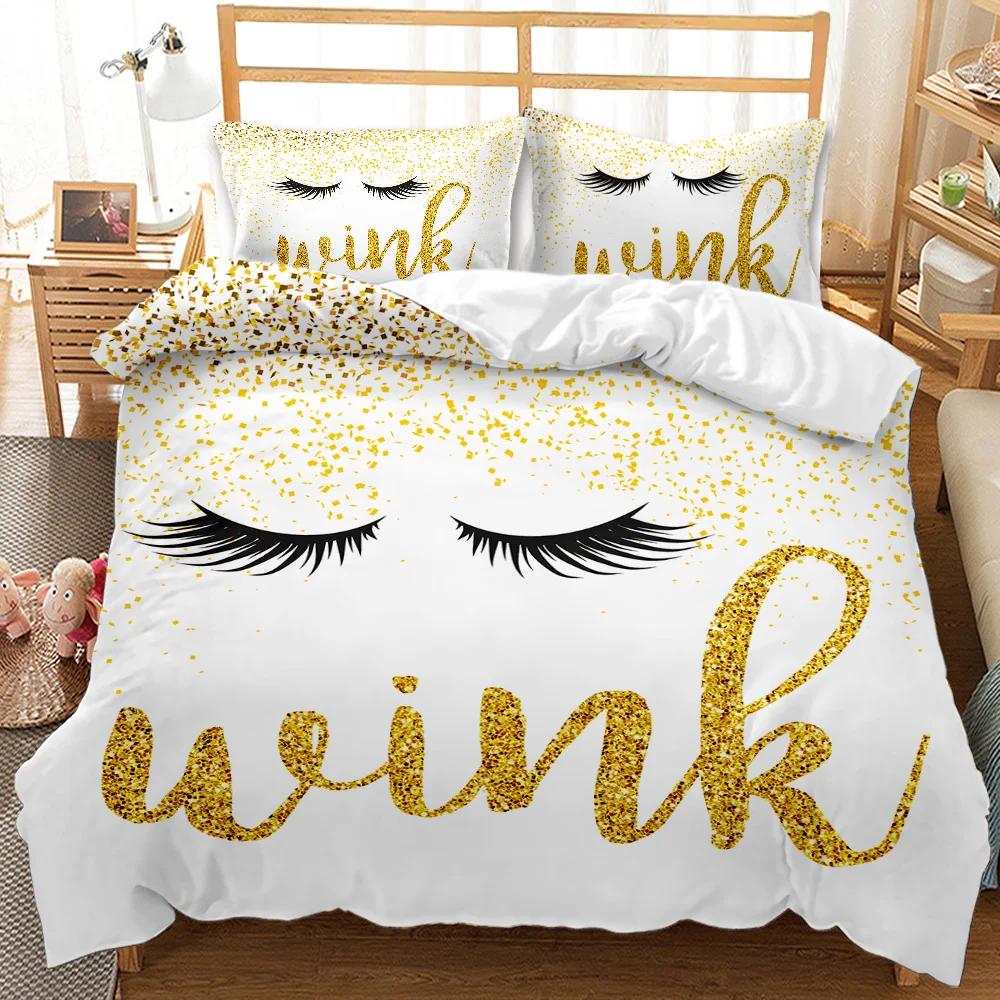 

Пододеяльник с ресницами, закрытые глаза, гламурный макияж, косметика, красота, женственный дизайн, комплект постельного белья для двоих, двуспальная кровать, королева, полиэстер, одеяло, чехол 70x133cm 2pcs