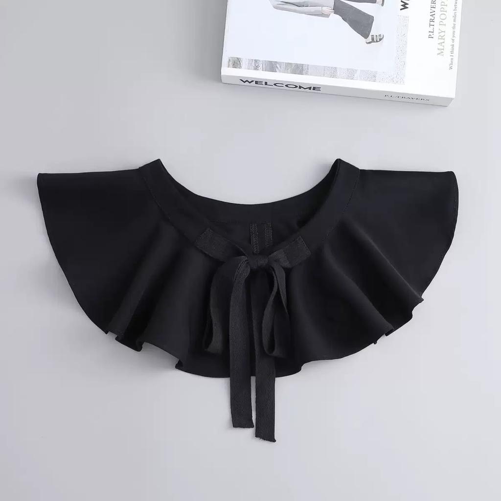 Women Lace Fake Collar Blouse Cloud Shoulder Doll Collar Detachable Shirt Collar Blouse Top Collars For Women Dropshipping