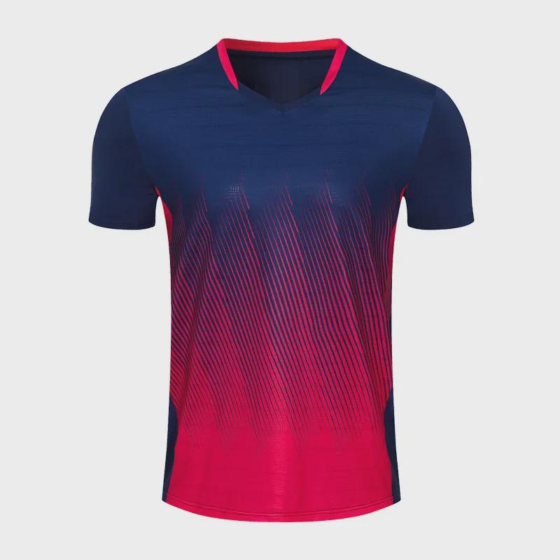 

Быстросохнущие дышащие футболки с коротким рукавом для настольного тенниса и бадминтона с точечной печатью Large