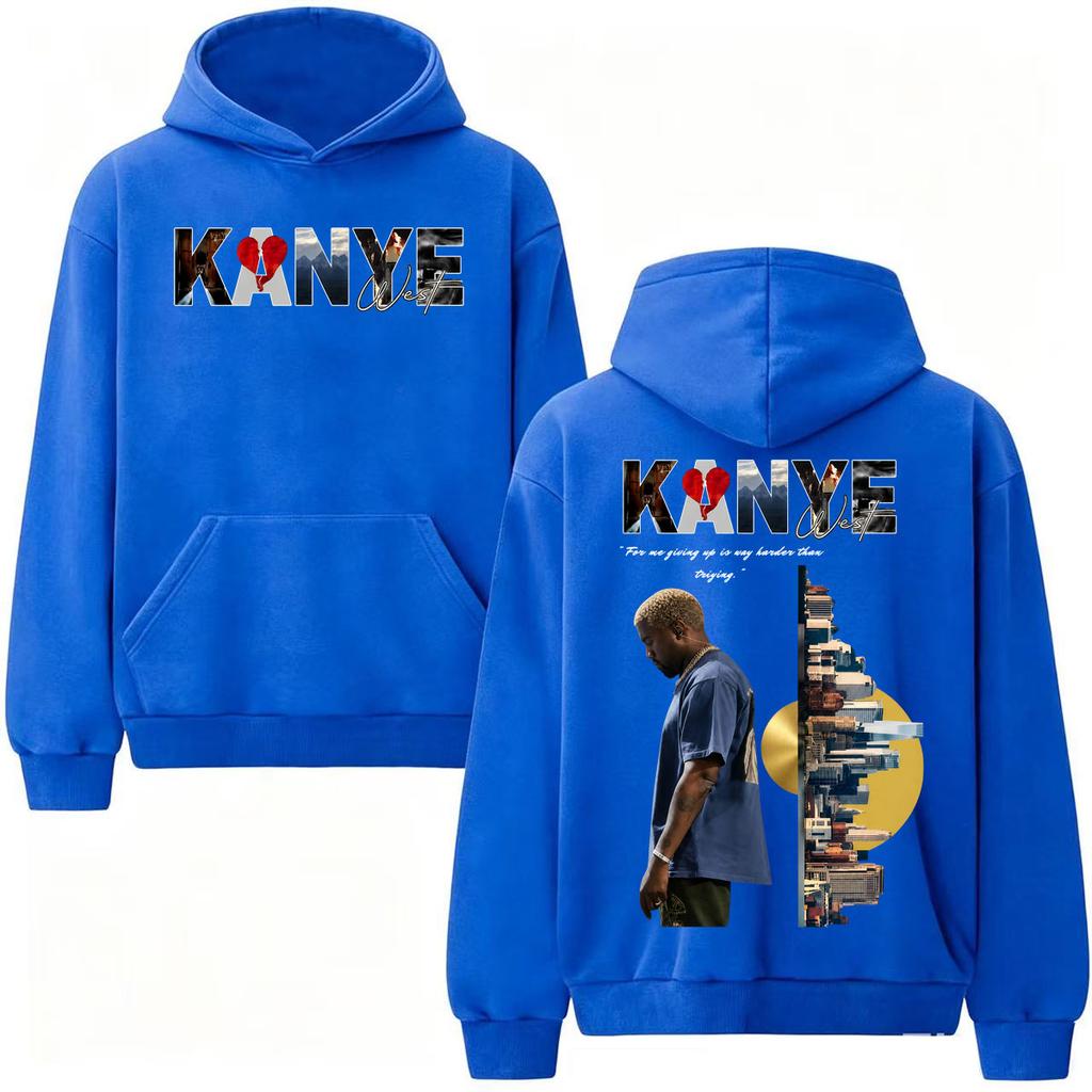 Rapper Kanye West Album Sweatshirts Men Women Fashion Hip Hop Streetwear Hoodies Long Sleeve Pullovers