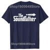 The Soundfather Audio Engineer Sound Engineer Tshirts Men Fashion Casual Tshirt 100 Cotton Loose Oversized T Shirt Summer