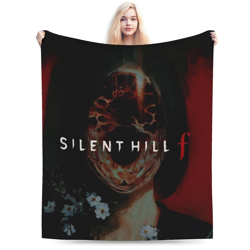 silent hill f horror game 2025 Accessories Blanket Ultra-Soft Fleece Throw Blanket Cozy Bedspread