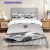Jesko Koenigsegg Sleek Supercar Bedding (1 * Duvet Cover + 2 * Pillowcase, Without Core) 2D Flat Christmas Birthday Gift Bedding Set