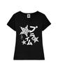 PRIMATE Poika Dot Milky Women'S U-Neck Slim Fit Short Sleeve T-Shirt 6 Colors