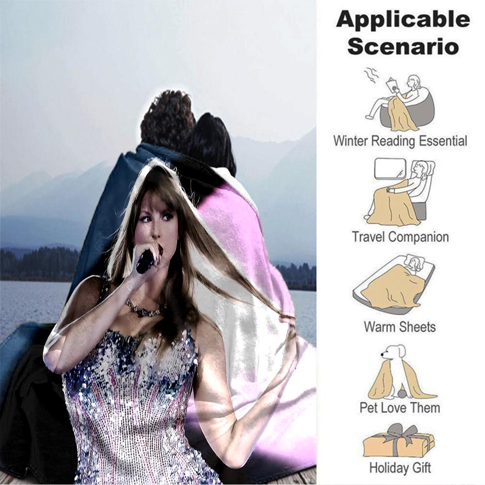 Taylor Swift Performance Blanket Soft Throw Blanket For Home Bedroom Bed Sofa Travel Office Solid Christmas Blanket
