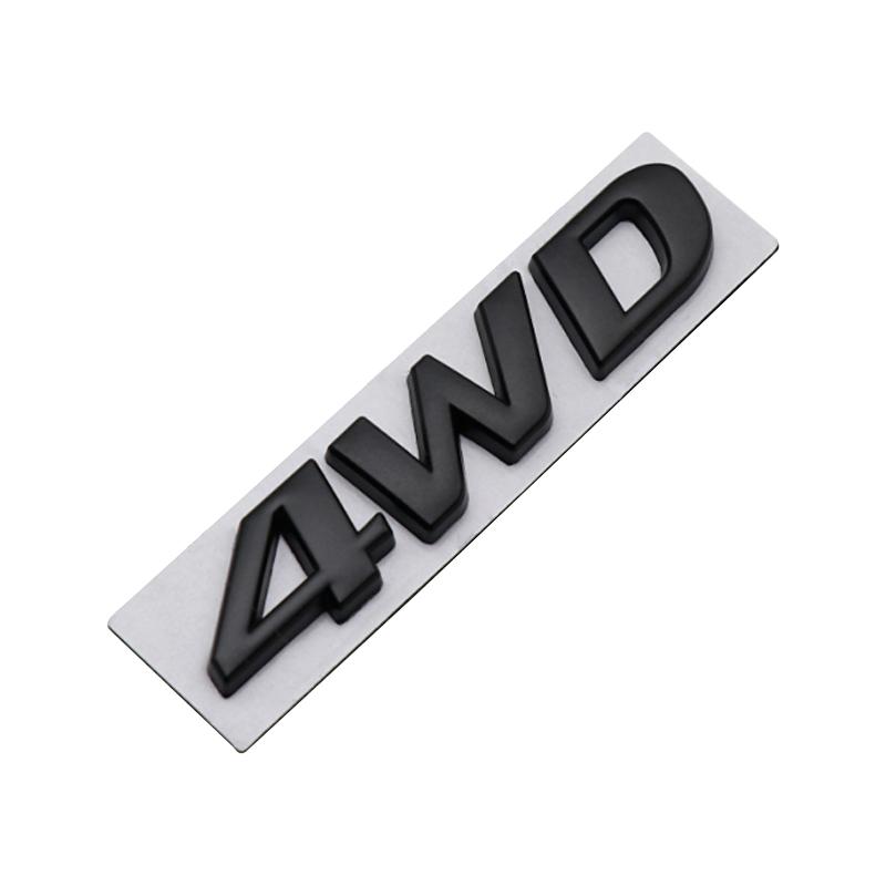 Logo 4WD auta vhodné pro Hyundai IX25 IX35 nový Tucson Santafe osobnostní nálepky na zadní část s nápisem čtyřkolka Písmena na kufr