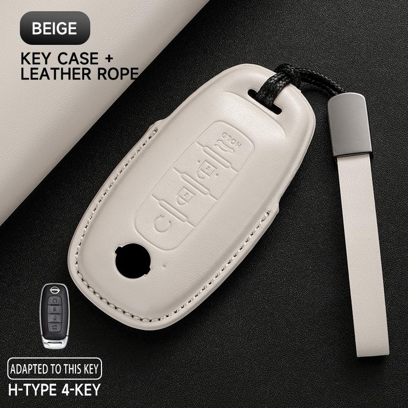 Custodia Cover Guscio Protettivo Portachiavi in Pelle per Chiave Auto per Nissan X-Trail T33 Qashqai J12 Altima Teana Maxima Quest Patrol Ariya