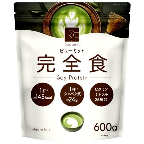 Beaumit Complete Soy Protein 600g, Nutritionally Complete, 24g Protein, Diet Replacement, Matcha Flavor, Supervised by an International Chinese Medici