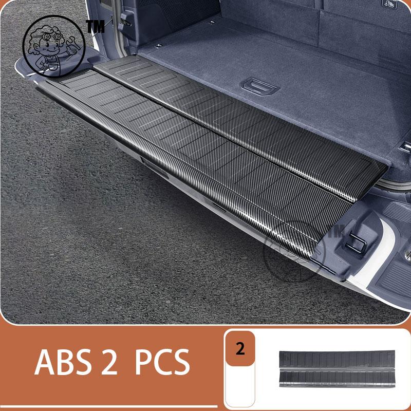 For ZEEKR 9X 2025 2026 Car Rear Guard Plate Trunk Protective ABS Carbon fiber Pattern Cover STELL ProtectiveInterior Accessories