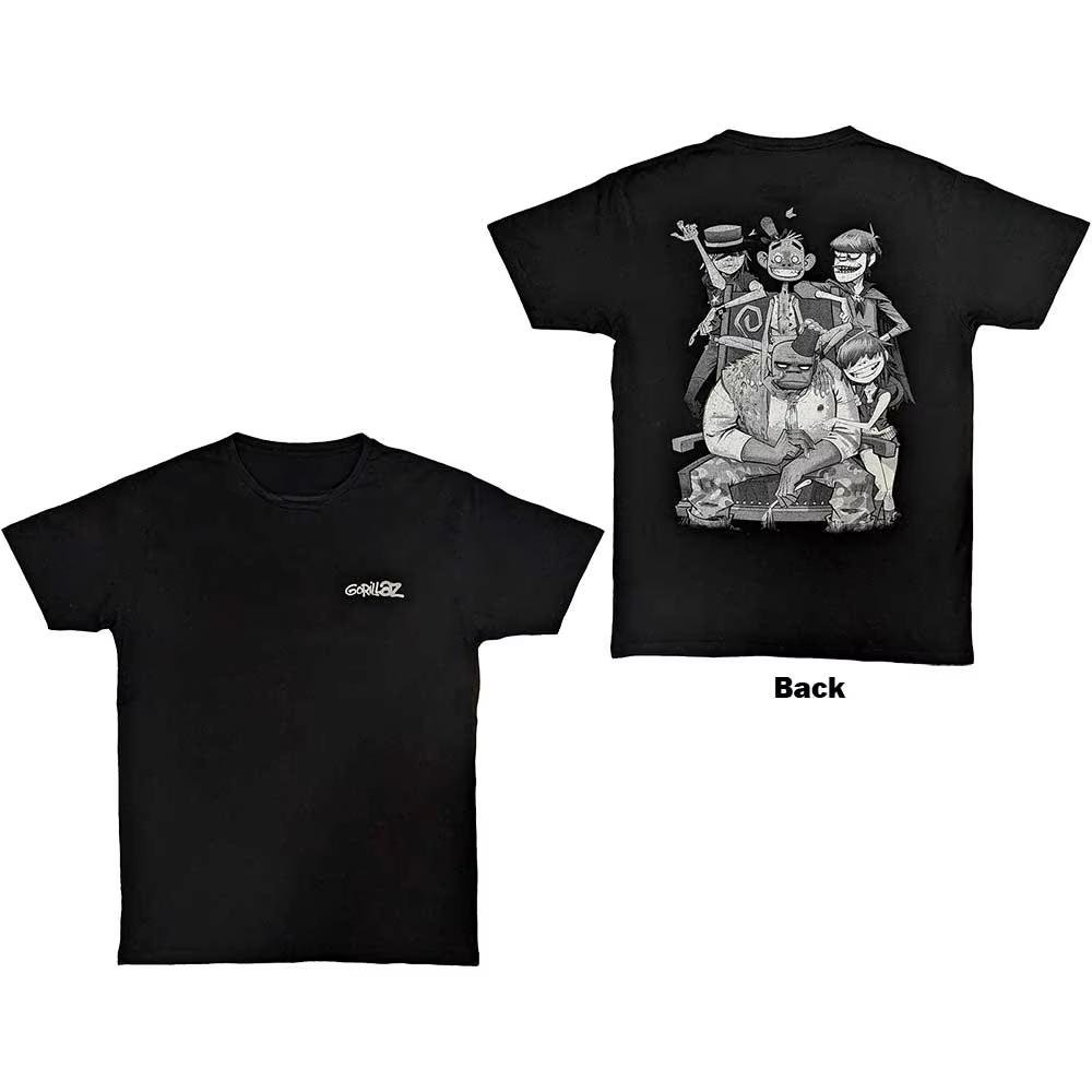 Gorillaz Demon Days Band TShirt 100 Cotton Graphic Tee Unisex Unisex Summer Streetwear Top XL