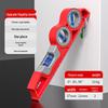 High-Precision Magnetic Torpedo Spirit Level with Ruler, Thickened and Drop-Proof Aluminum Construction