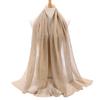 Women's Elegant Pleated Shawl Scarf, Lightweight Breathable Scarf with Beads, Versatile Sunscreen Shawl for Daily/Party