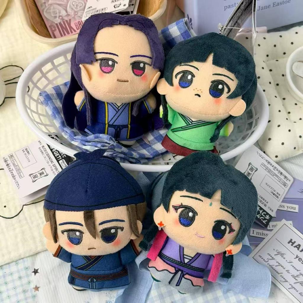 10cm New The Apothecary Diaries Plush Pendant KeyChain Maomao Jinshi Gaoshun Action Doll Toy Bag Gift