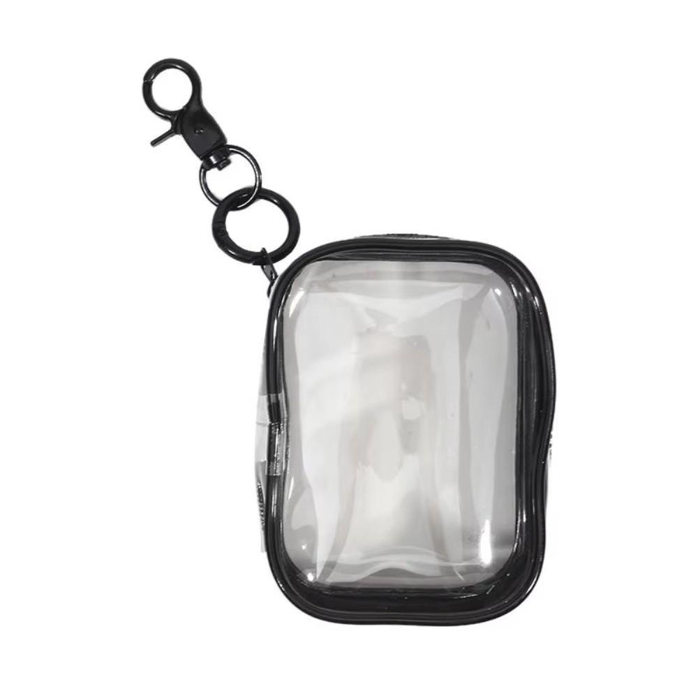 Nouveau Sac de Rangement Transparent à Fermeture Éclair Anti-poussière Mini Portable Multifonctionnel Sac d'Extérieur Étui de Protection Imperméable Écouteurs Chargeurs