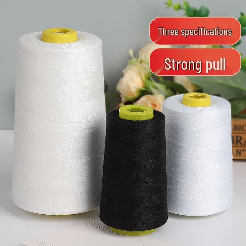 Black & White Household Sewing Thread Set with Needles - Fine Threads for Mending and Hand Sewing, Includes Needle and Thread Box.