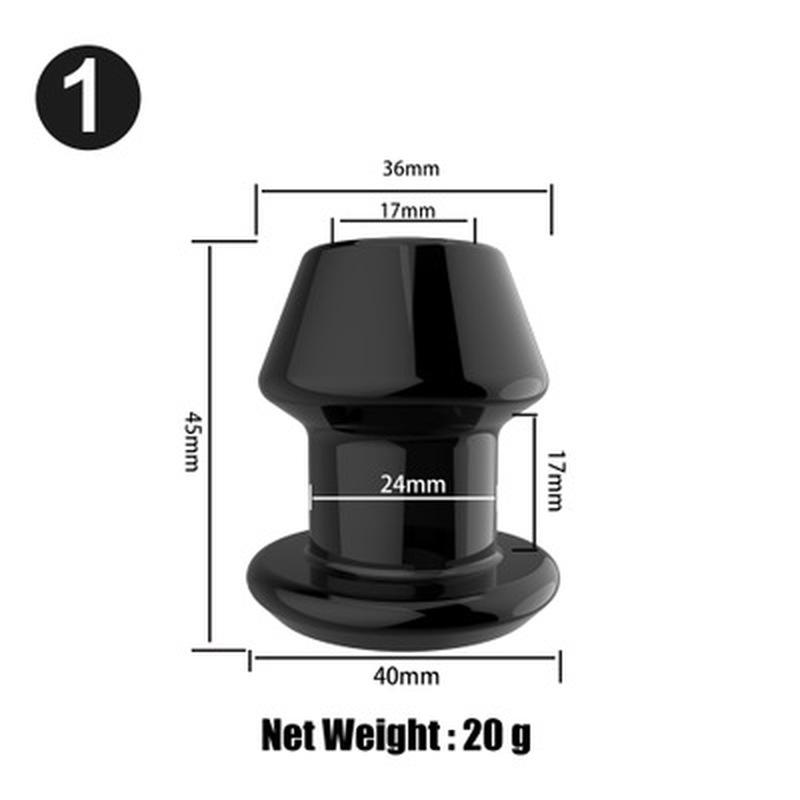 Hollow Anal Plug Silicone Prostate Massage Vaginal Anal Dilator Anus Speculum Large Butt Plug Treatment Massager Sex Toy For