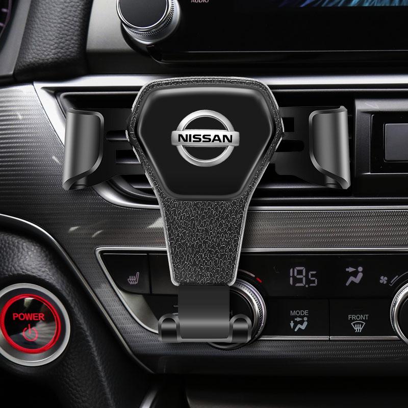 Supporto per Telefono per Auto a Gravità Supporto GPS per Bocchetta d'Aria Accessori per Nissan Sylphy N7 Teana Qashqai Note J10 J11 Navara Juke GTR Y61 Leaf