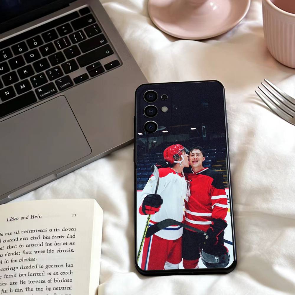 

TV H-Heated Rivalry Phone Case For Samsung S25,24,23,22,30,21,10,9,Ultra,Plus,Lite,FE,4,5 G Soft Black Case Samsung S235G