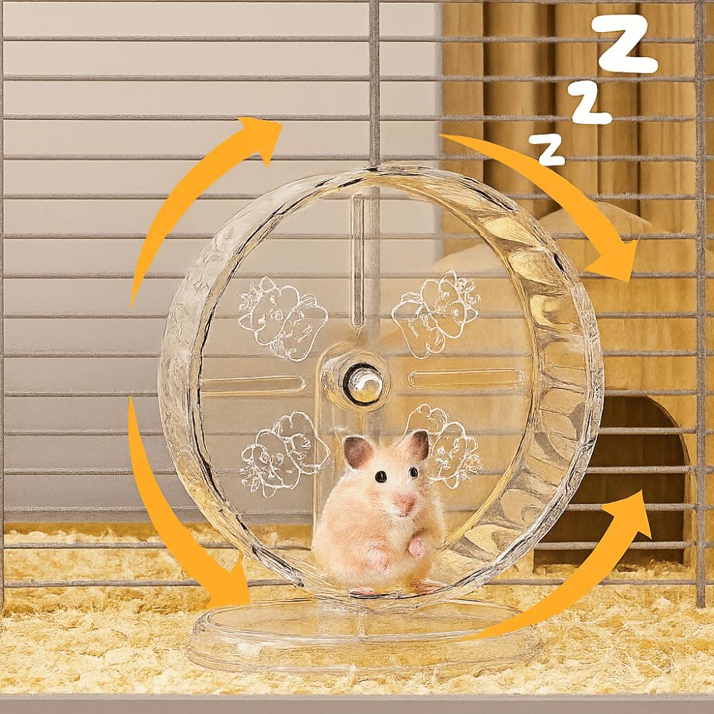 High-quality Stand Golden Hamster Exercise Wheel Small Pet Jogging Wheel Guinea Pigs