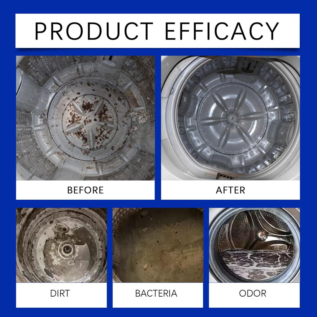 125g Jaysuing Washing Machine Tank Cleaner, Decontamination, Descaling, Fresh Fragrance, Drum, Wave Wheel, General Daily Maintenance