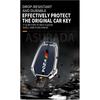 Auto TPU Zinc Alloy Key Case Bag For Mercedes Benz W204 Logo Car Key Chain Car Metal Key Shell Interior Decoration Accessories