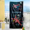 Atletico Madrid Customize Your Name Beach Towel Super Soft & Absorbent Portable for SwimmingBeachCamping Travel Beach AccessoriesGym