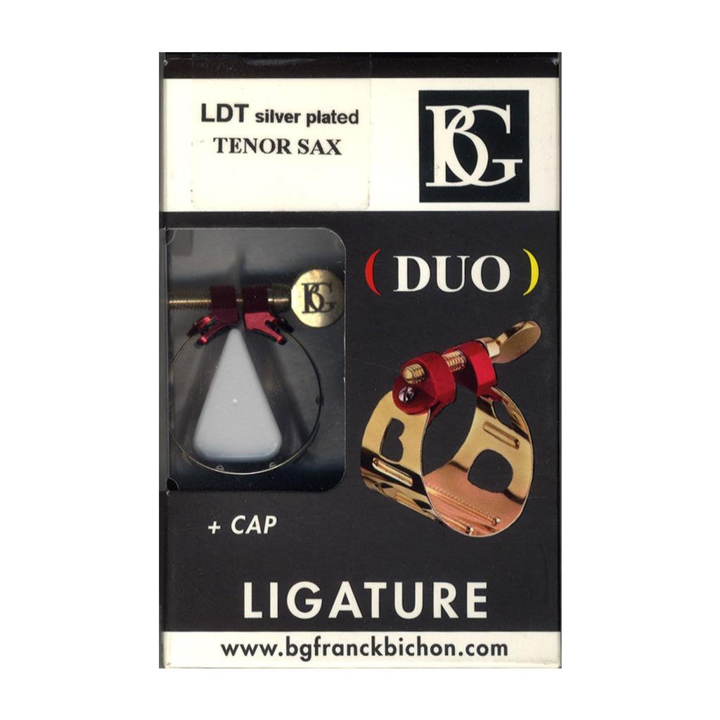 BG Tenor Sax Ligature Duo Silver LDT