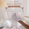 Bragas Antibacterianas de Algodón Hielo para Mujer, Talla Grande, Nuevo Estilo, Bordado, Cintura Alta, Cubre Vientre