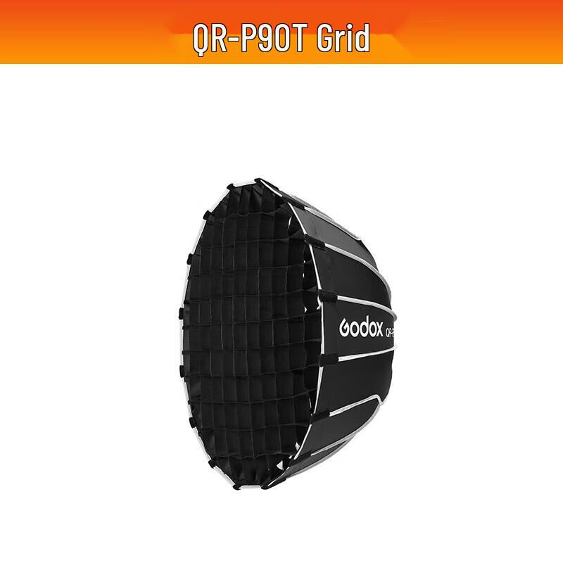 Godox QR-P90T Quick Release Bowens Mount Shallow Parabolic Softbox with Grid