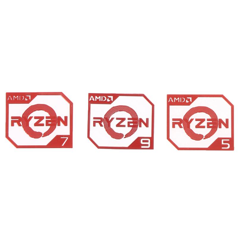 Amd Ruilong Ryzen R9 R7 R5 R3 Vega Metal Sticker Notebook Desktop Logo Sticker