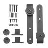 BHBL 10Pcs 0.63inch-0.78inch Carbon Steel Cabinet Sliding Door Barn Hardware Kit Sliding Door Bezel Hanging Rail Slides