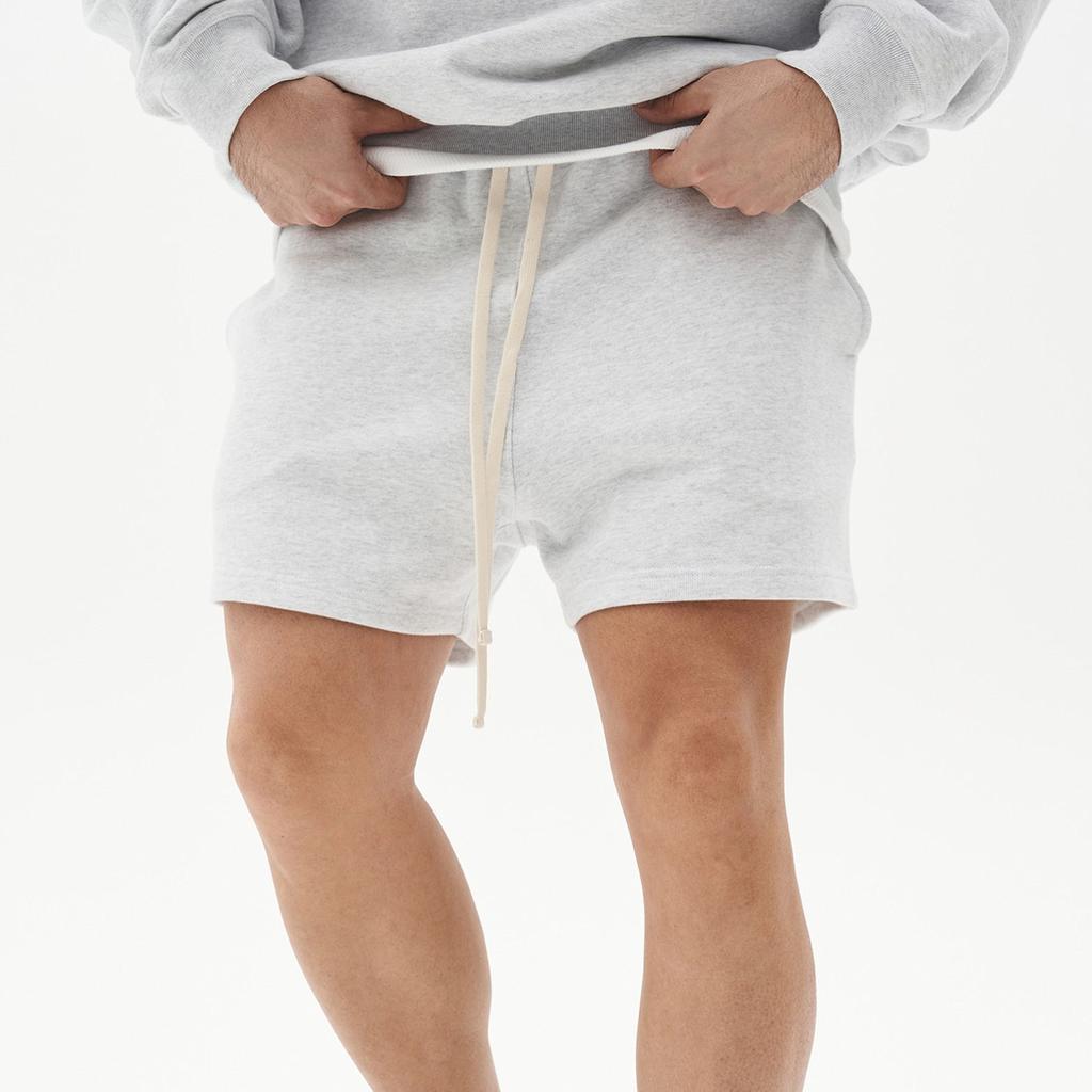 Baumwoll-Kordelzug-Unifarbene Shorts Viertellange Shorts für Sport High Street Herrenshorts