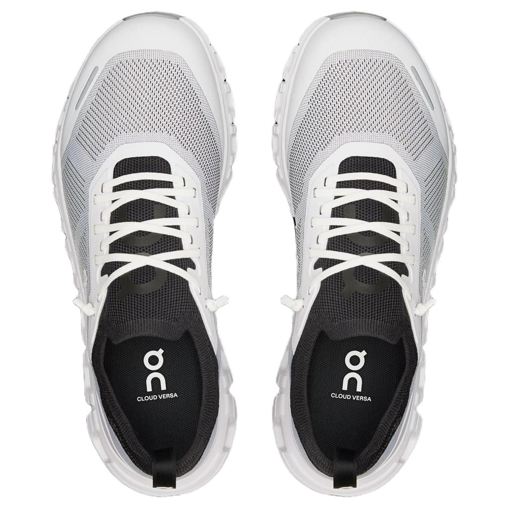 On Cloud 6 Rebound Abrasion Resistant Rebound And Wear resistant Running Shoes Women's White Gray Black 3WF10030462