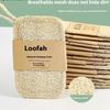 5-pakning Naturlig Luffasvamp for Oppvask, Gryter og Fjerning av Oljeflekker – Kjøkken Skrubbepute