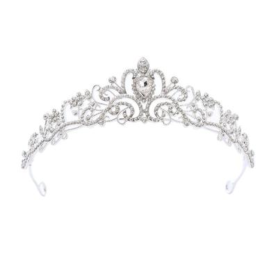 Coroană de Prințesă cu Strassuri din Cristal Aliaj pentru Fete