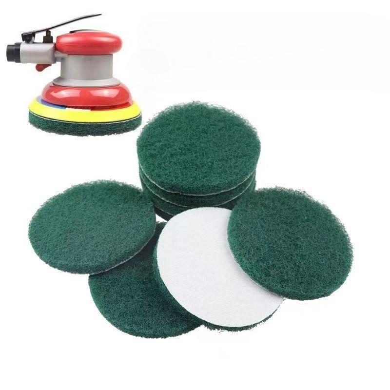 10 Pcs 125mm Scouring Pads Polishing Pads Grit P280 P400 for Round and Orbital Sanders