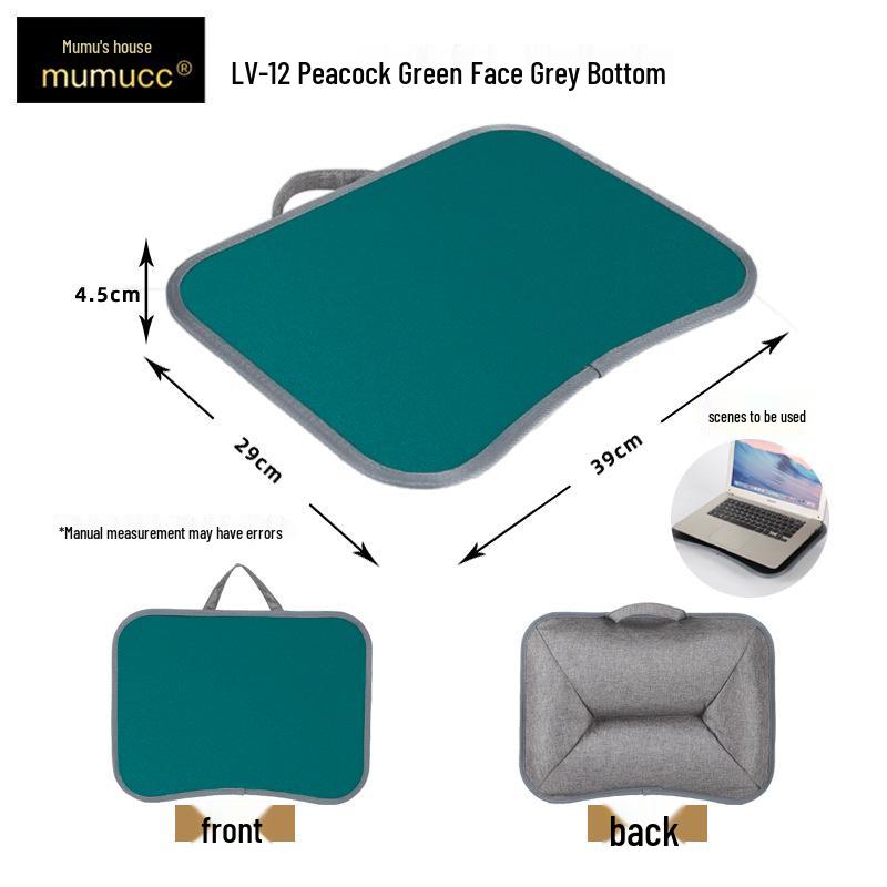 Mumujia Portable Foam Particle Laptop & Tablet Bed Desk Pillow Table
