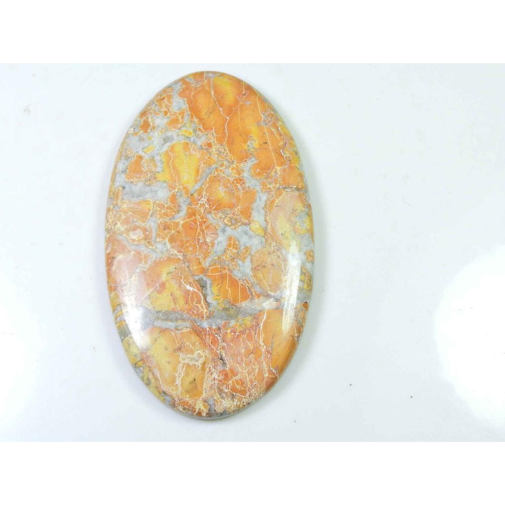 69Cts. Natural Malingano Jasper Oval Crystal Cabcochon Loose gemstone 30X52MM SK-2397